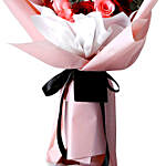 Personalised Bouquet Of 12 Roses