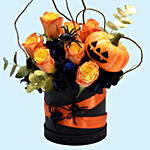 Happy Halloween Mixed Flowers Arrangement