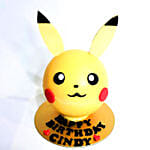 Pikachu Shaped Lychee Pinata Cake