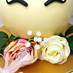 Unicorn Shaped Strawberry Pinata Cake