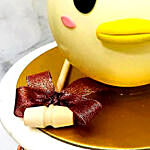 Duck Shaped Lychee Pinata Cake