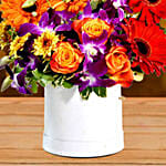 Gleaming Mixed Flowers Arrangement