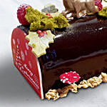 Chocolate Hazelnut Yule Log Cake
