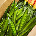 Eternal Love Orange Roses Box