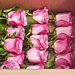 Eternal Love Purple Roses Box