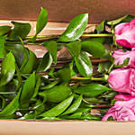 Eternal Love Purple Roses Box
