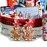 Wine Delicious Treats Christmas Basket