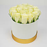 Pleasing White Roses Beauty In A Box