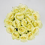 Pleasing White Roses Beauty In A Box