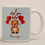 I Love You Baby Personalised Mug