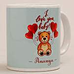 I Love You Baby Personalised Mug
