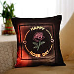 Rose Day Led Cushion