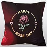 Rose Day Led Cushion
