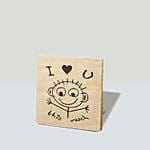 Beautiful Boquet Of 24 Red Roses With I Love You Table Top