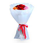 Cherished Roses Bouquet With I Love You Table Top For Valentine