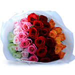 Cherished Roses Bouquet With I Love You Table Top For Valentine