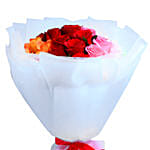 Cherished Roses Bouquet With I Love You Table Top For Valentine