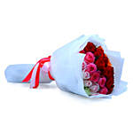 Cherished Roses Bouquet With I Love You Table Top For Valentine
