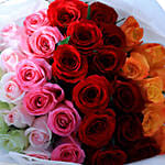 Cherished Roses Bouquet With I Love You Table Top For Valentine