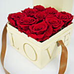 Forever Rose In Love Box For Valentines