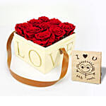 Forever Rose In Love Box With I Love You Table Top