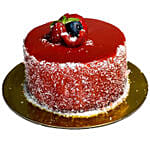 Roses With Perfume In Box Of Love With Mini Mousse Cake