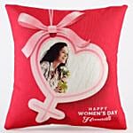 Personalised Name Happy Womens Day Cushion