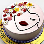 Lavender Infused Fresh Cream Cake For Womens Day