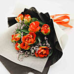 Striking Tulips & Caspier Bouquet