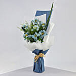 Beautiful Blue Tulips Bouquet