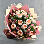 Premium Bouquet Of Garden Roses