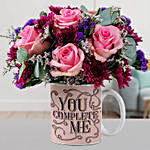 Stunning Mixed Flowers In Love Mug