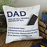 Master Of All Cushion For Dad