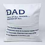 Master Of All Cushion For Dad