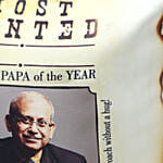 Personalised Most Wanted Papa Cushion