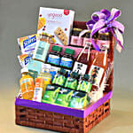 Delightful Treats Rectangular Straw Basket