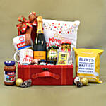 Grand Christmas Leather Chest Box Hamper