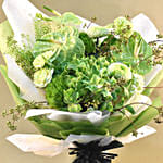 Splendid Green Blooms Bouquet