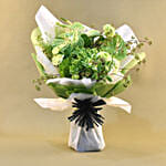 Splendid Green Blooms Bouquet