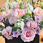 Elegant Mixed Flowers & Ferrero Rocher Black Box