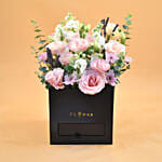 Elegant Mixed Flowers & Ferrero Rocher Black Box