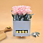 Graceful Roses & Ferrero Rocher Drawer Box