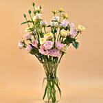 Mixed Spray Roses Oval Shaped Vase