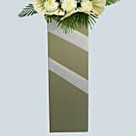 Eternal Condolence Mixed Flowers Grey Stand