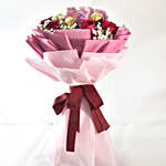 Simply Perfect Chocolatey Flower Bouquet with Personalised Mug