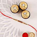 Sneh Sleek Mauli Rakhi & Ferrero Rocher