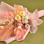 Graceful Mixed Preserved Flowers Bouquet