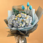 Lovely Mixed Flowers & Ferrero Rocher Bouquet