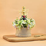 Mixed Flowers & Champagne Gift Box