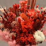 Ravishing Mixed Preserved Flowers Designer Vase